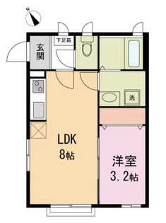 ブライズメゾン鷺宮【1階】の間取り
