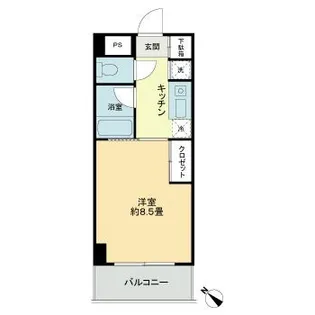 The Blue 8【3階】の間取り