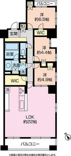 ビーズタワー橋本 E棟【12階】の間取り