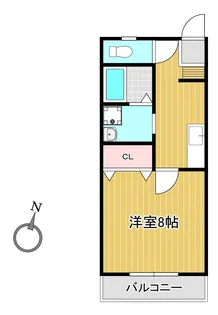 メゾンオリーブ【2階】の間取り