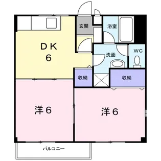 サンパティーク メゾン【2階】の間取り