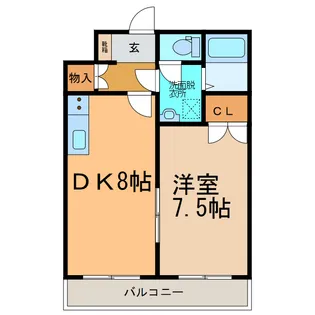 ファンタジア2002【3階】の間取り