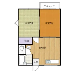 メゾンサーダB棟【2階】の間取り