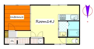 ICA2 apartment house【3階】の間取り