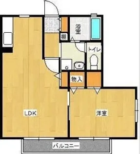 バリュージュ八乙女【1階】の間取り