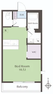 LAPIS LAZULI I【2階】の間取り