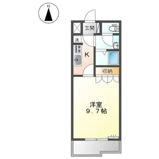 フローレンス明磧【1階】の間取り