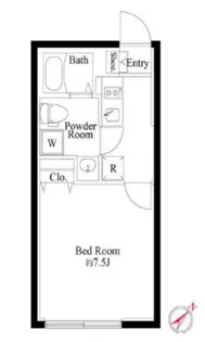 ハーモニーグラシア代々木【2階】の間取り