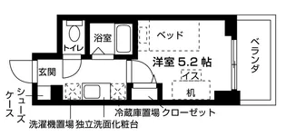 キャンパスヴィレッジ京都今出川通【3階】の間取り