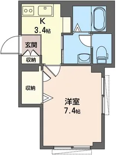 ROSE WOOD【3階】の間取り