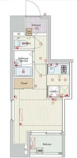 セリュークス横濱阪東橋【2階】の間取り