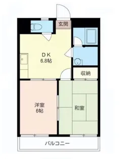 メゾン石井【2階】の間取り