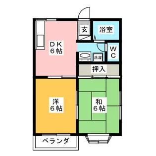 プランドール高崎C【2階】の間取り