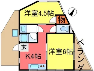 ウッディベル2【2階】の間取り