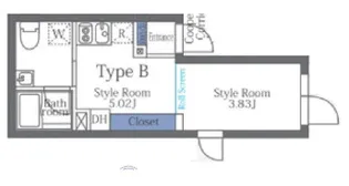 グランデール町屋【2階】の間取り