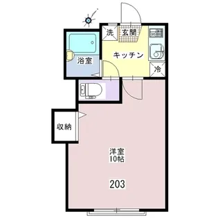 プラネットハウス【2階】の間取り