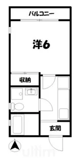 サイト京都西院【3階】の間取り