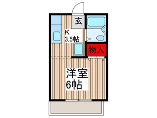 ルフランII【1階】の間取り