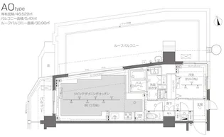 ZOOM大塚【8階】の間取り