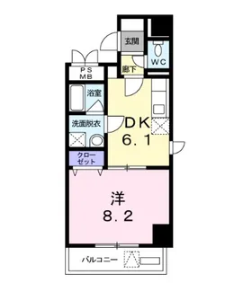 アルビレオ志木【2階】の間取り