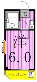 シャングリラ竹ノ塚【3階】の間取り