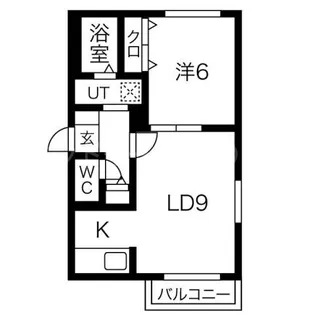 クレスト菊水【4階】の間取り