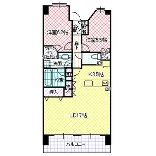 S-FORT水戸中央【エスフォート】【8階】の間取り