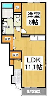 インノバール【1階】の間取り