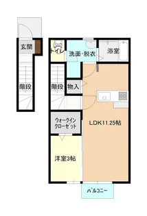 プレミアム錦町【2階】の間取り