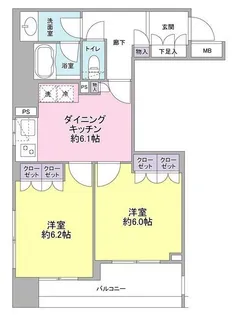 SunnyHill井草千川通【2階】の間取り
