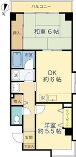 パールコートつきみ野【3階】の間取り