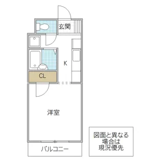 グレイスコート【1階】の間取り
