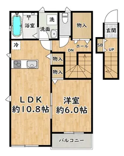 ベルコモンズ尾浜【2階】の間取り