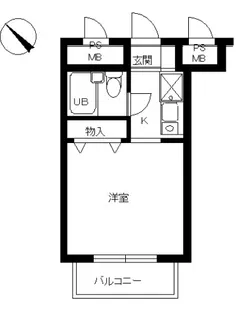 スカイコートお茶の水女子大前第2【3階】の間取り