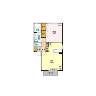 アベニールB【1階】の間取り