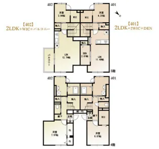 Skuld江東牡丹の間取り