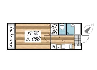 ウィズステージさくら【1階】の間取り