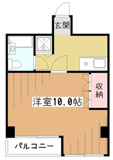 フラットサカエ【3階】の間取り