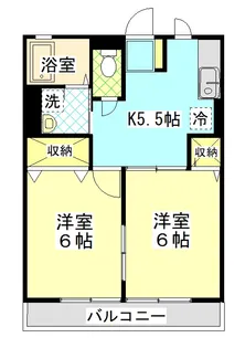 ベルハイム21C【1階】の間取り