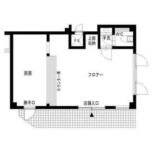サニーガーデンI号館【1階】の間取り