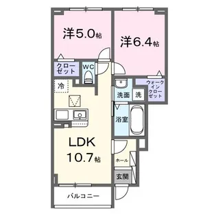 グランデ・ヴェリタ【1階】の間取り