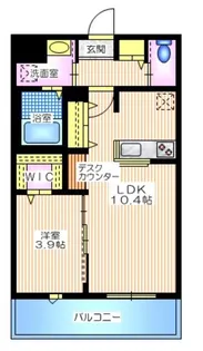 メゾンイナモト2【2階】の間取り