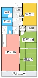 第2丸源ビル【5階】の間取り