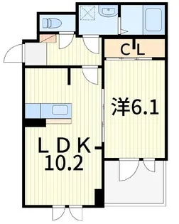 レジデンス KIZU【3階】の間取り