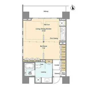 Mトリアノン【10階】の間取り