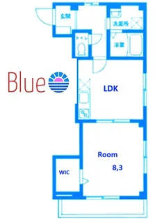アベニュー大口【3階】の間取り