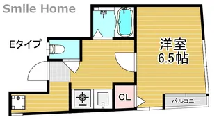 ハイツ住吉【4階】の間取り