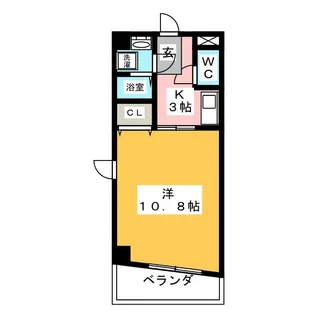 エクセレント名駅南【1階】の間取り