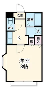 ハートヒルズ稲熊【2階】の間取り