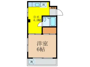 SKハイツ【4階】の間取り